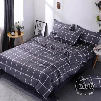 [SG Local Seller] Single/Queen Sized Soft and Cooling Cotton Fitted Bedsheet with Pillow case set