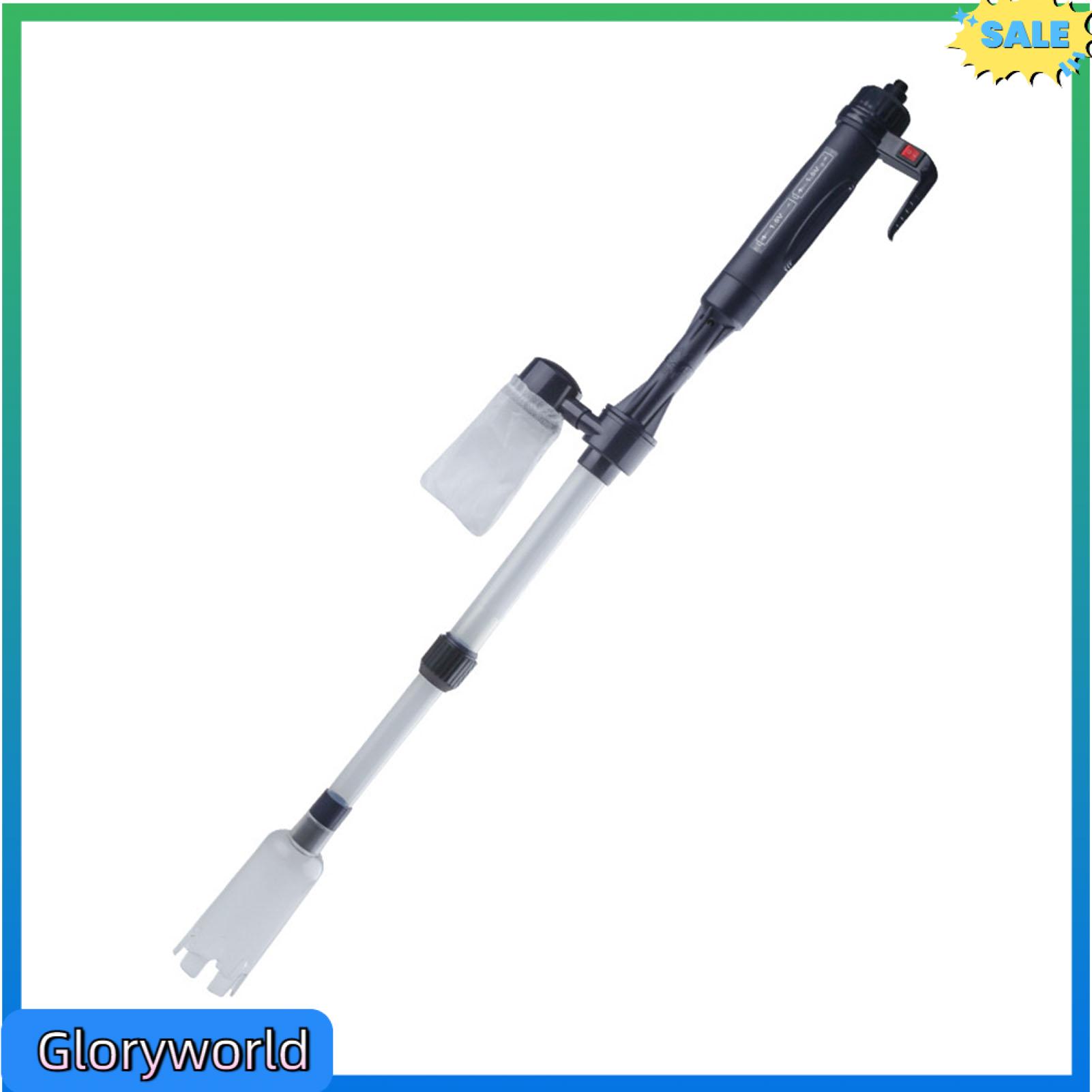 Gloryworld bể cá dụng cụ bảo trì yên tĩnh Bể cá chân không máy làm sạch sỏi bể cá chạy bằng điện nước dễ dàng thay đổi cát dụng cụ rửa cho bể cá bảo trì Yêu thích