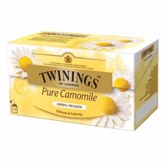 Trà Hoa Cúc La Mã, Pure Camomile, Infusion Delicate & Calming, 25 Túi Trà (50g) - TWININGS