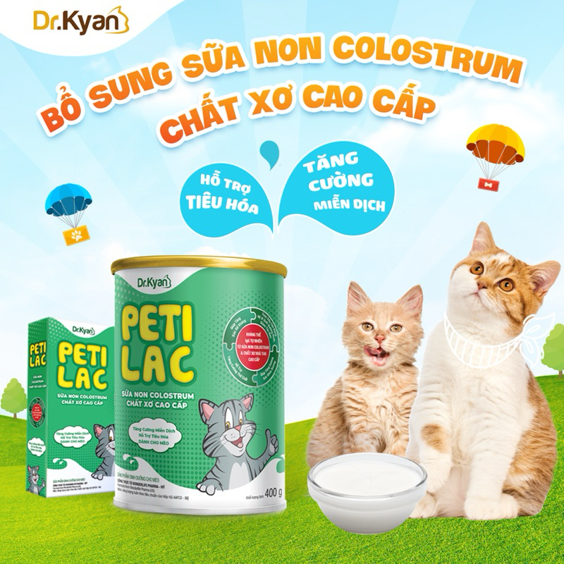 Sữa bột Petilac cho mèo - High energy Milk For cat Dr Kyan