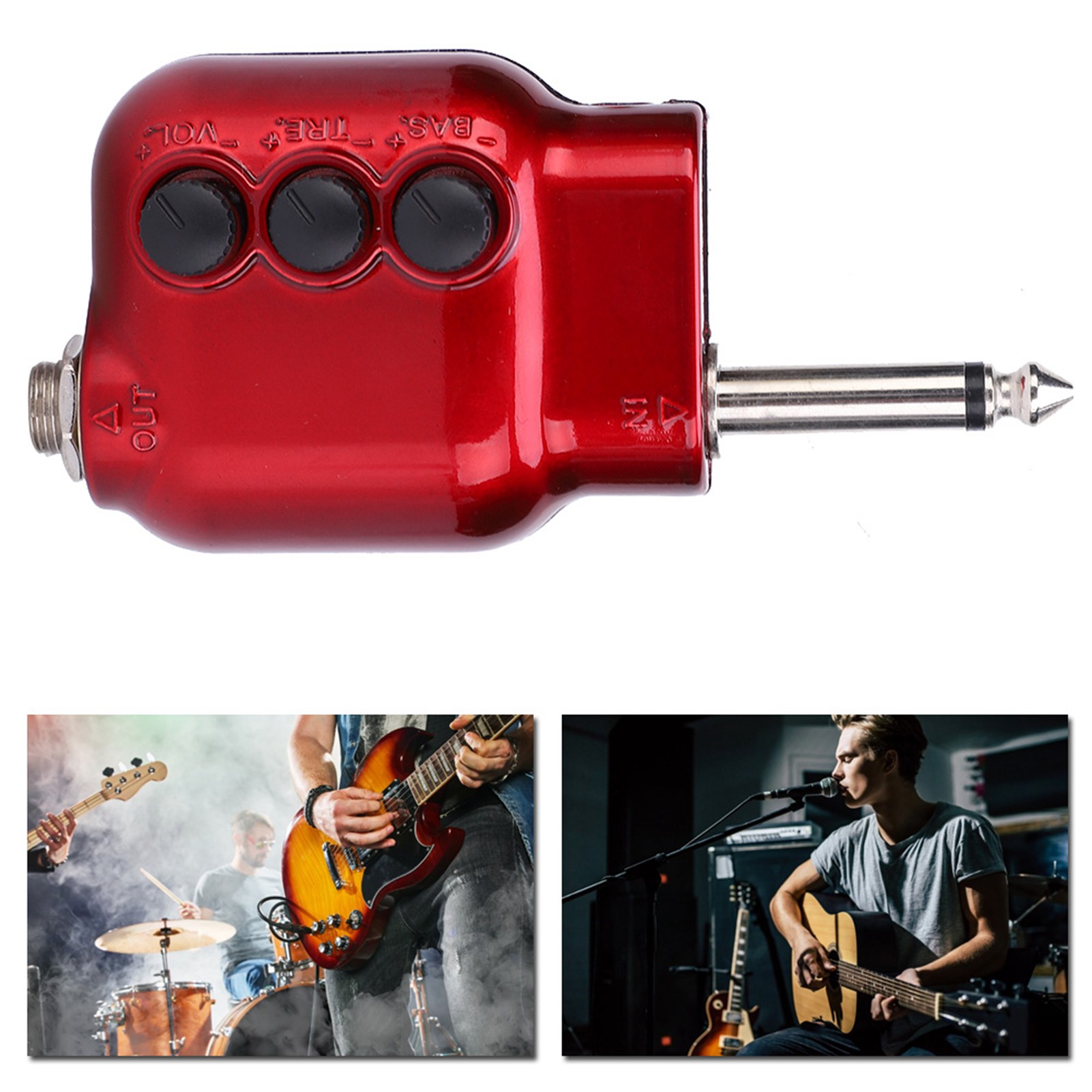 Andoer khuếch đại 6.35mm cắm mini Bộ khuếch đại công suất cho bên nhà