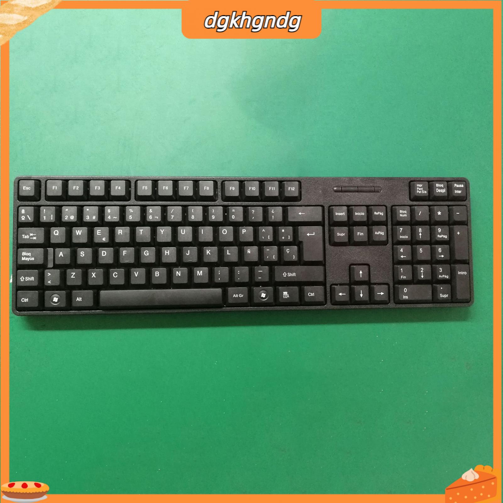 Universal Multi-language 104 Keys Ergonomic USB Wired Keyboard for Laptop PC Keyboard Wired 104