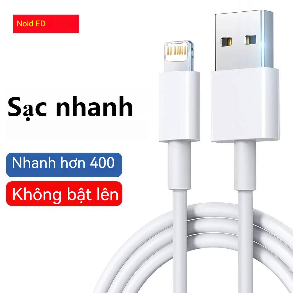 Cáp usb sạc nhanh 2.4a cho i13 12 11 xs xr x 8 7 6s cáp điện thoại di động sạc nhanh cáp sạc dữ liệu nhanh