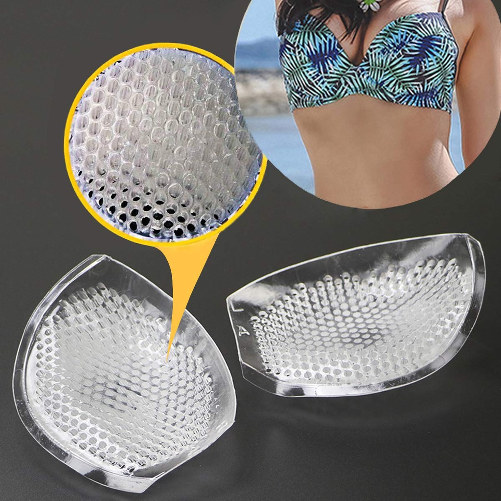 GENEMA Strapless Adhesive Silicone Bra Thick Push Up Front Close Invisible  Nipple Cover