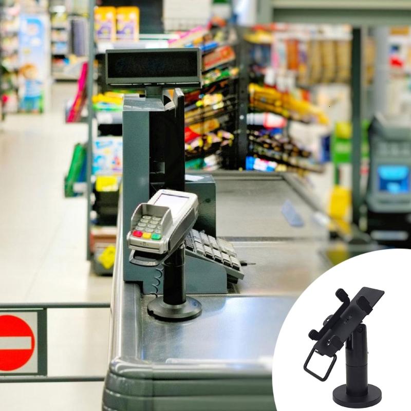 Đầu đọc tín dụng khung có thể điều chỉnh góc độ POS máy khung trưng bày đứng kinh doanh bán lẻ Essential