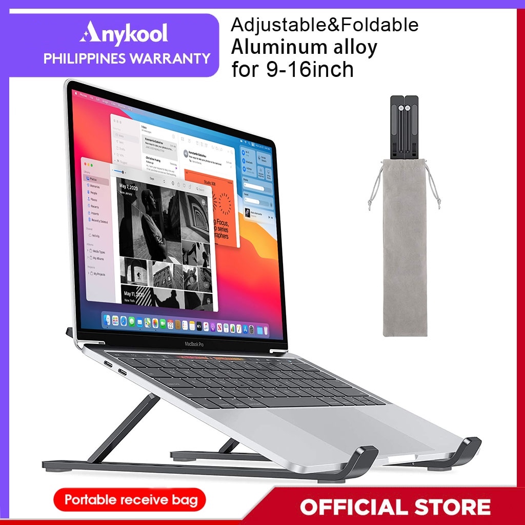 laptop stand laptop accessories laptop stand holder Anykool Laptop Stand Adjustable Aluminum Alloy Foldable Portable Laptop Stand Laptop Holder
