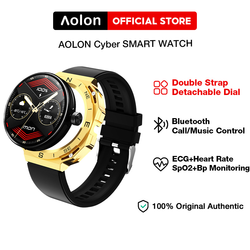 Aolon Cyber Smart Watch Men Women 1.39" Full Screen HD Bluetooth Call IP67 Waterproof AI Voice Assistant 8 sports modes Fitness Tracker for Huawei Xiaomi 智能运动手表，男士手表 ราคา 1,385 บาท*ส่งฟรี
