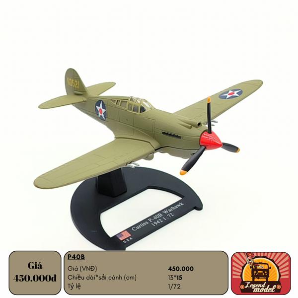 Mô hình máy bay P40B 1/72