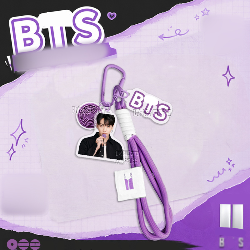 clu BTS Acrylic Keychain BTS x OREO Hotteok J-HOPE JIMIN Pendant For Backpacks Bag Keys ulc