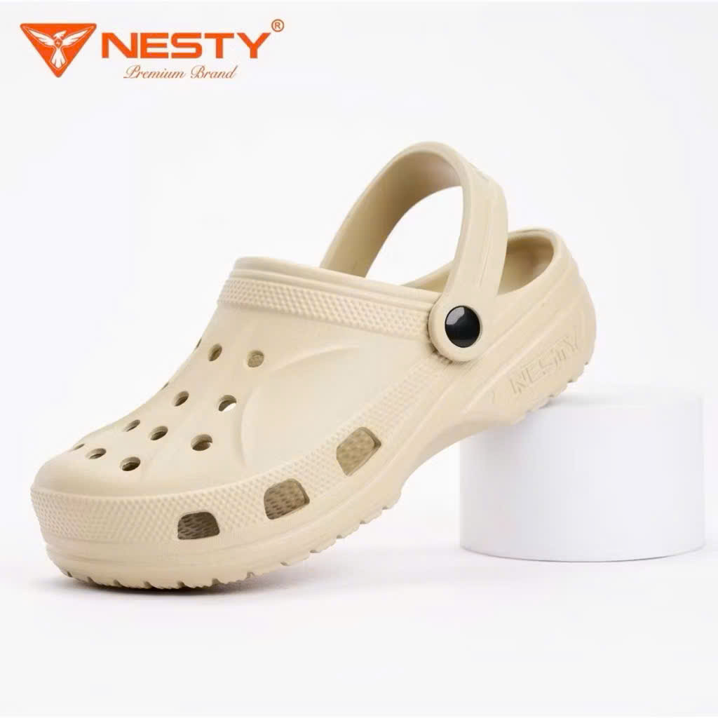 [Tặng 10 Charm 3D] Dép Sục Nguyên Khối Siêu Nhẹ 4cm Full Size Gia Đình Mã NE50 - 4