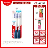 [Chỉ 25-29.6_X2 Voucher giảm đến 20%] Bộ 2 Bàn chải Colgate Gentle Gum Expert lông dày siêu mềm, ôm sát nướu, giảm chảy máu nướu