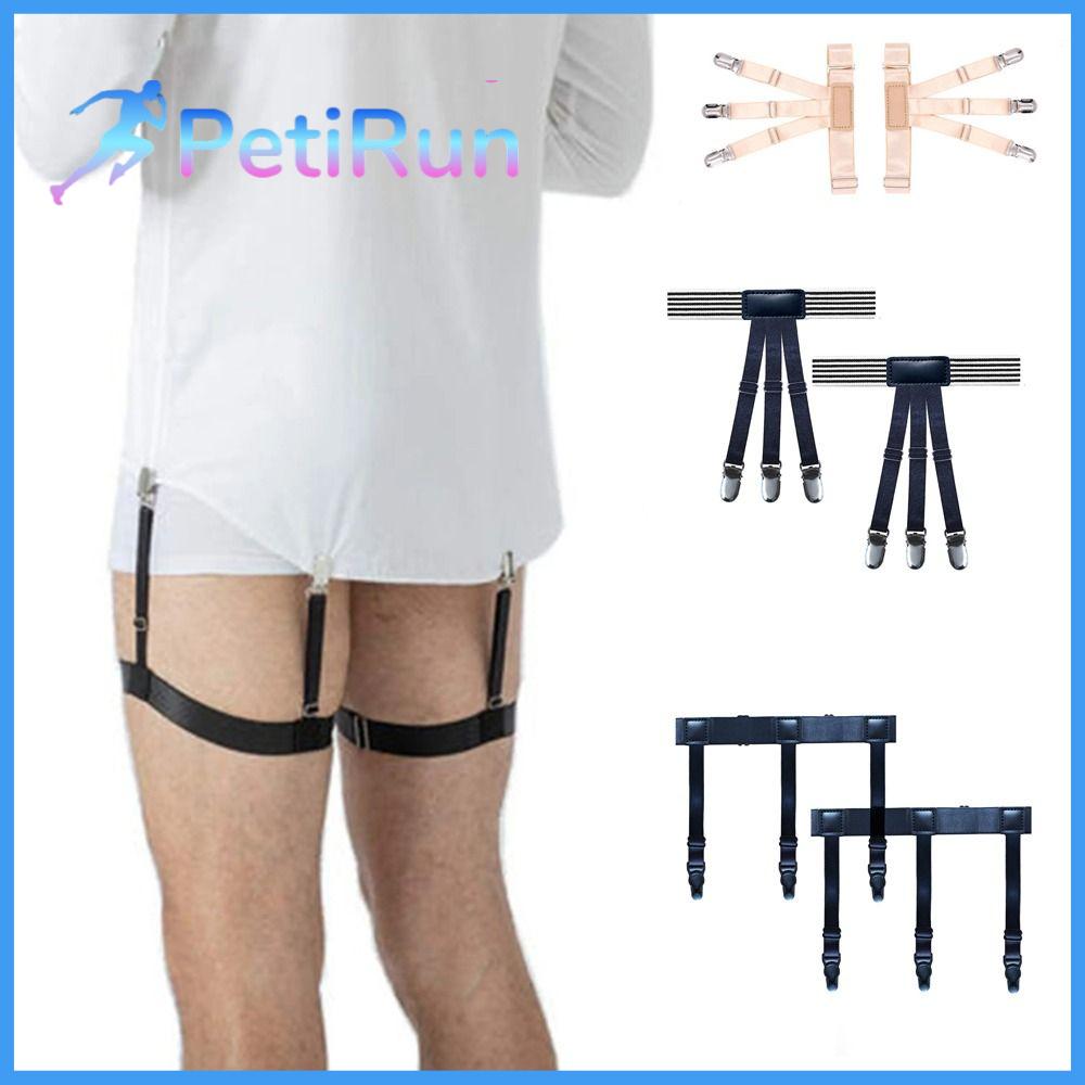 PETIRUN Có thể điều chỉnh Đai giữ áo Đàn hồi Chống trượt Kẹp áo  Dây đeo chân Đai nịt tất đùi chân