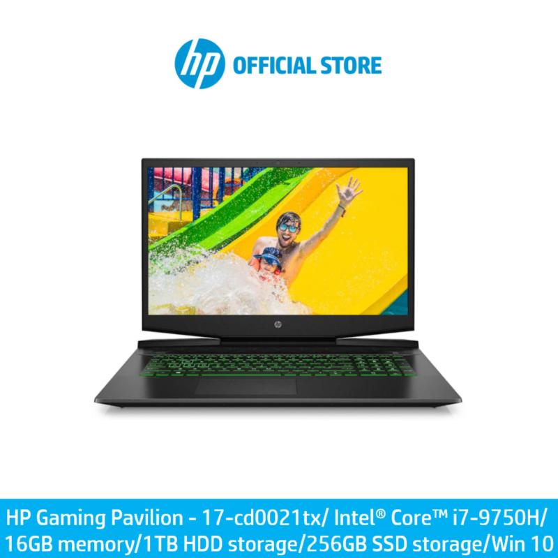 HP Gaming Pavilion - 17-cd0021tx/ Intel® Core™ i7-9750H/ 16 GB memory/ 1 TB HDD storage/ 256 GB SSD storage/ Win 10