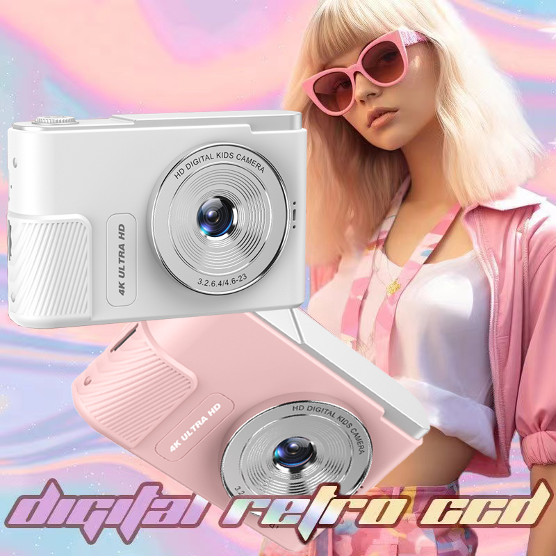 Máy ảnh kỹ thuật số HD, máy ảnh selfie nhỏ gọn, máy ảnh chụp ảnh sinh viên cấp thấp, máy ảnh du lịch, máy ảnh video kép
