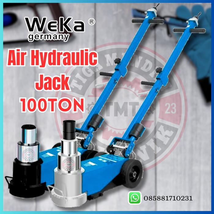AIR HYDRAULIC JACK 100TON / DONGKRAK ANGIN BUAYA WEKA GERMANY - BY LARISAN Harga  15,700,000 Ringgit*Penghantaran Percuma