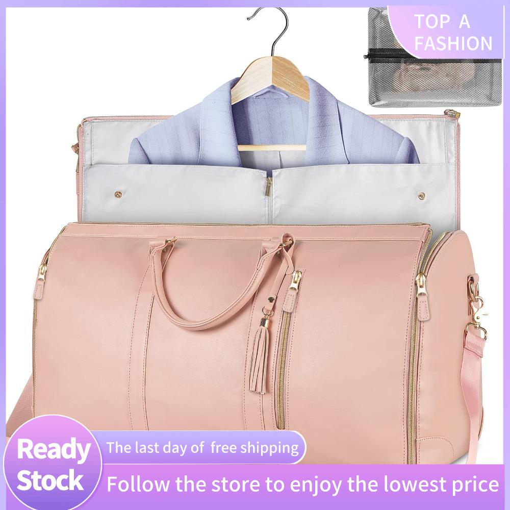 Top a fashion da pu túi đựng đồ gấp gọn sức chứa lớn có thể gập lại túi hành lý xách tay đa chức năng túi du lịch túi du lịch