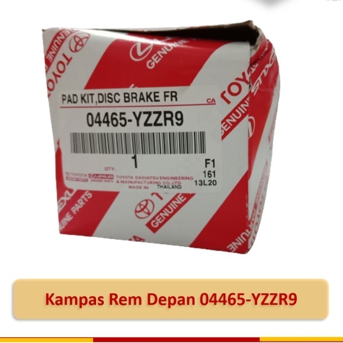 kampas rem depan belakang SET Toyota Vios limo 2013-up ORIGINAL Harga 1,440,000 rupiah*Gratis Ongkir