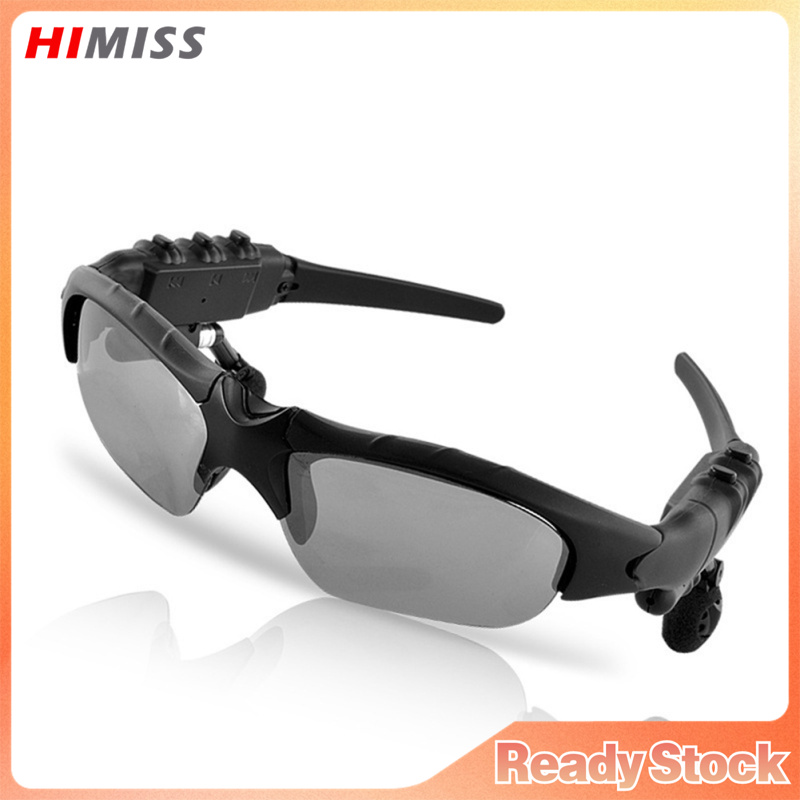 Bluetooth-compatible Glasses Stereo Wireless Headphones With Microphone Polarized Sunglasses Noise Cancelling Earphones - ยี่ห้อ HIMISS ราคา 162 บาท*ส่งฟรี