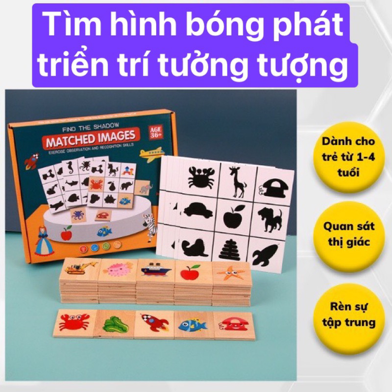 Tìm bóng ɡhép đúng hình Hopkids giúp bé phát triển tư duy và trí thông minh, tăng sự kiên nhẫn, trí tưởng tượng