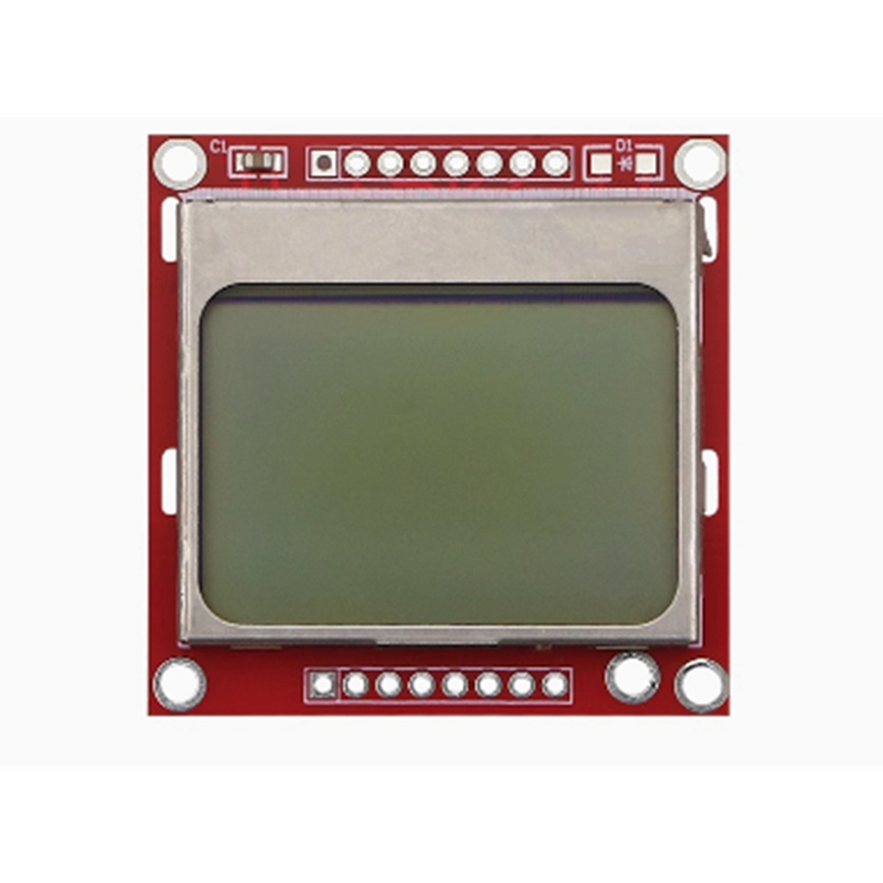 []RED Board 84X48 LCD Module with Backlight 5110 LCD Display Adapter PCB Board LCD5110