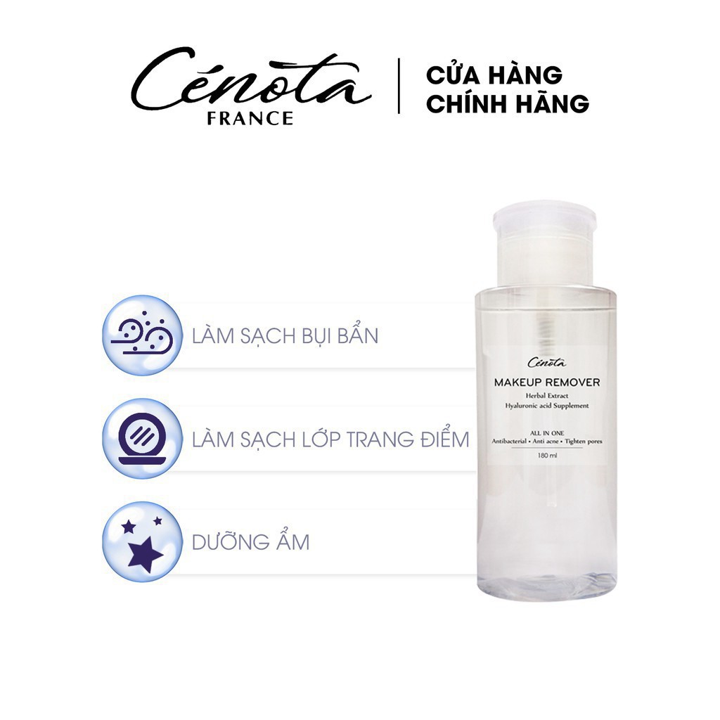 Nước tẩy trang Cénota Makeup Remover