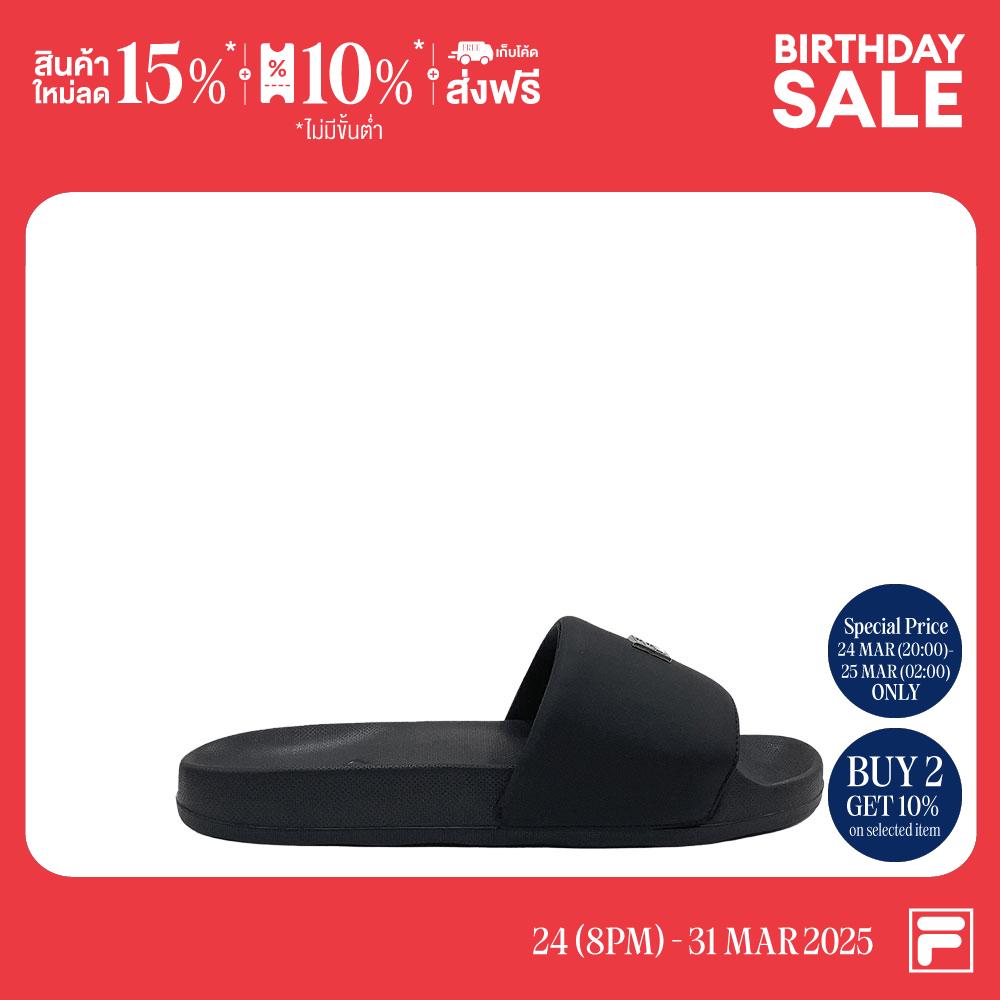 FILA SLIDES TERRA Product Code : SDS250102M - BLACK ราคา 690 บาท*ส่งฟรี