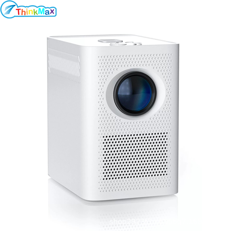 Portable Projector 4K HD WiFi 6 V5.0 Smart Mini Projector 120 ANSI 1280x720P Home Video Movie Projector - ยี่ห้อ Thinkmax ราคา 2,196 บาท*ส่งฟรี