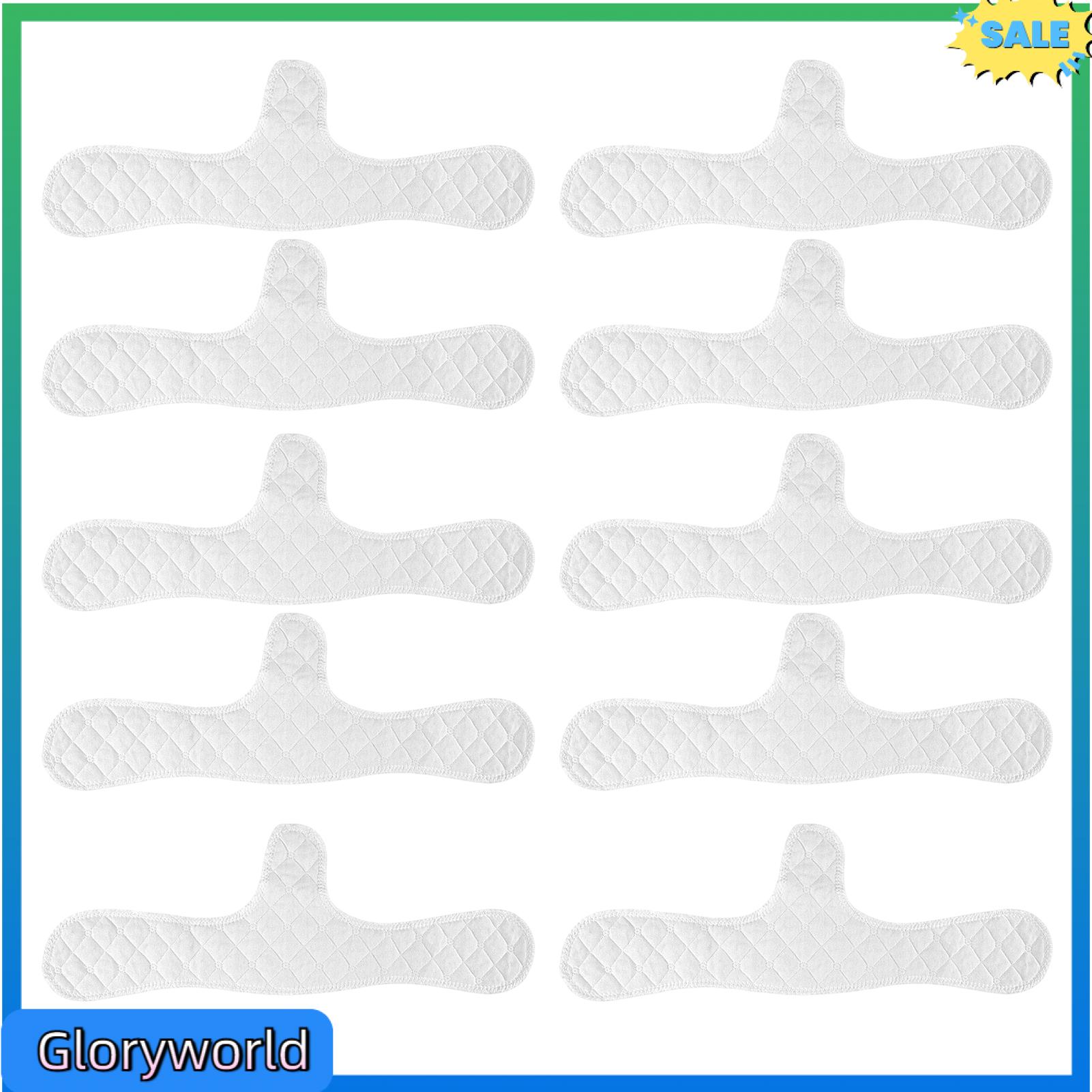 Gloryworld lót áo ngực lót dưới thấm mồ hôi miếng lót áo ngực 5/10 miếng lót áo ngực có thể tái sử dụng miếng lót thấm mồ hôi cho phụ nữ Kiểm soát mùi miếng lót ngực cotton thấm hút ẩm Lót Lót