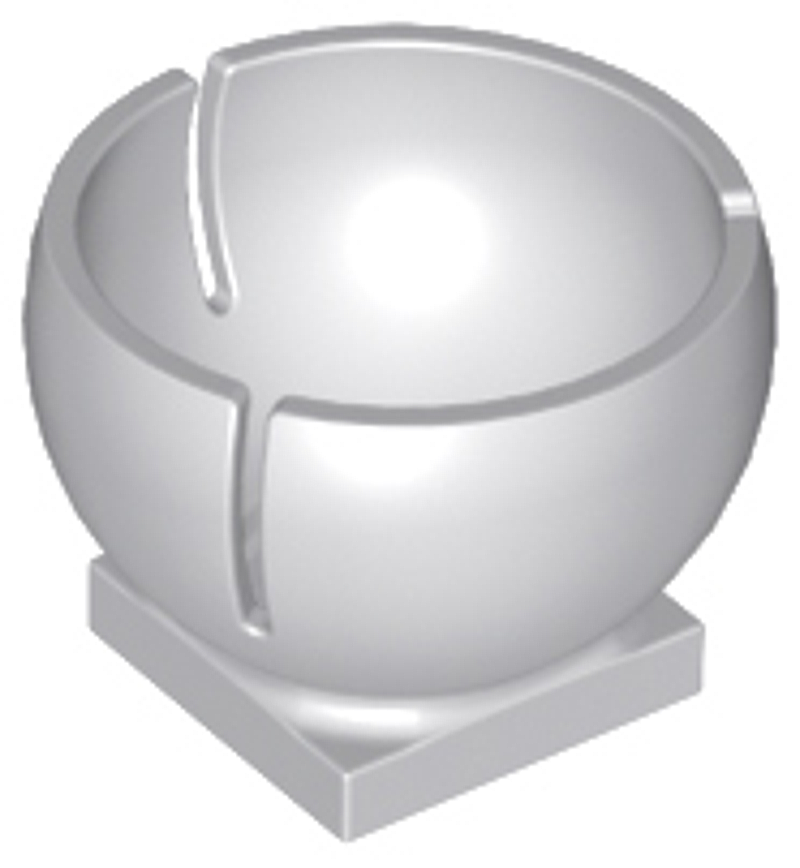 Brick2cube Part Cylinder Hemisphere 3 x 3 Ball Turret Socket with 2 x 2 Base 44358-new ราคา 31 บาท*ส่งฟรี