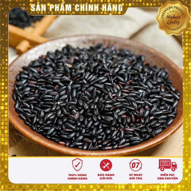 1kg gạo mới gạo lứt đen thơm dẻo, giàu dinh dưỡng