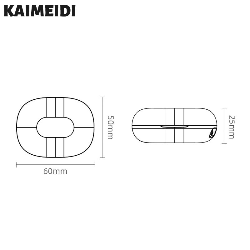 Kaimeidi tiếng ồn hủy bỏ Tai nghe bluetooth bốn-microphone cuộc gọi tiếng ồn hủy bỏ enc Bluetooth 5.3 âm nhạc Tai nghe không dây