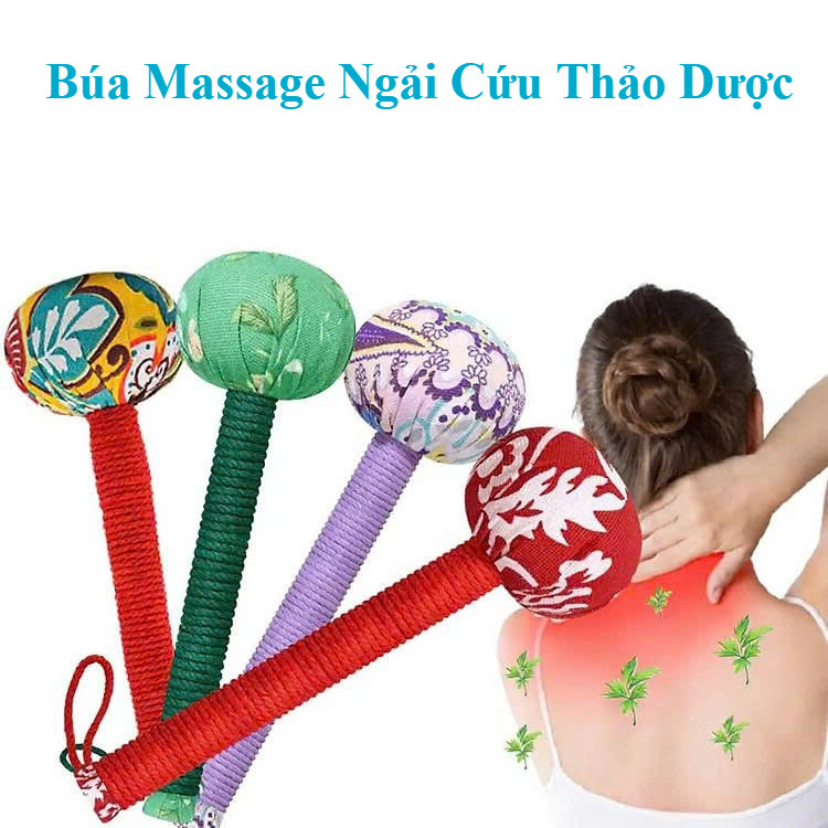 Búa Massage Ngải Cứu Thảo Dược Cao Cấp – Búa Gõ Thư Giãn Cơ Thể, Hỗ Trợ Massage Vai Gáy Tại Nhà
