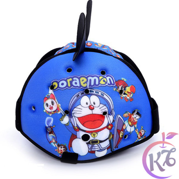 [FreeShipMAX] Nón bảo hiểm bảo vệ đầu cho bé tập đi, ngồi xe máy (hình Doraemon & bạn Xanh) HeadGuard (7 tháng - 5 tuổi trở lên) chất liệu cao cấp bảo vệ an toàn cho trẻ - mũ bảo hiểm - non bao hiem mu bao ve dau cho be