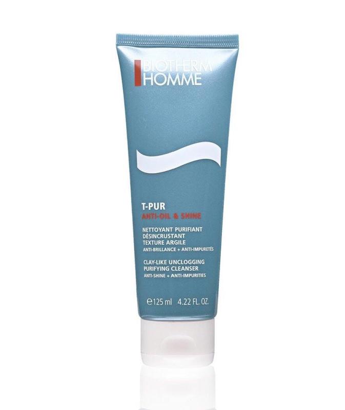 Buy Biotherm Homme T-pur Anti Oil Unclogging Purifying Cleanser 125ml Singapore