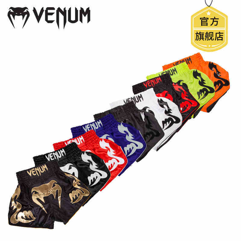 VENUM Venom Muay Thái Quần Short Nam Nữ Tập Luyện MMA Quần Short Thi Đấu Chiến Đấu Sanda Trang Phục 