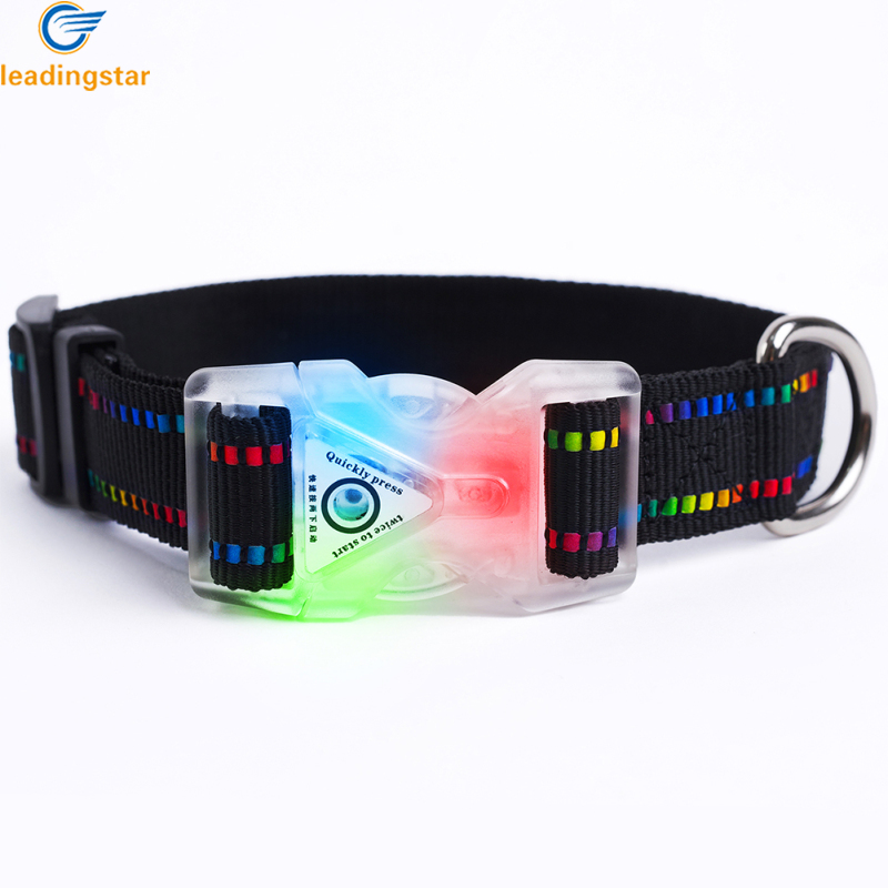 LeadingStar Fast Delivery Dogs LED Collar 3 Sizes Available Super Bright