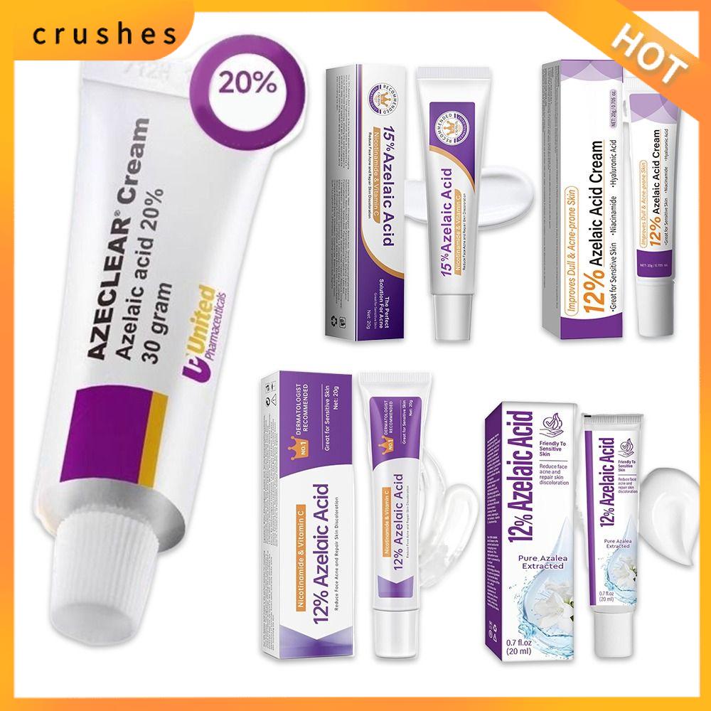 CRUSHES Axit Azelaic 12% 15% 20% Kem Axit Azelaic Nicotinamide Giảm mụn trứng cá và mụn nhọt Kem Axit Azelaic 15% Máu đỏ trên Kem Axit Azelaic 20% cho việc chăm sóc da