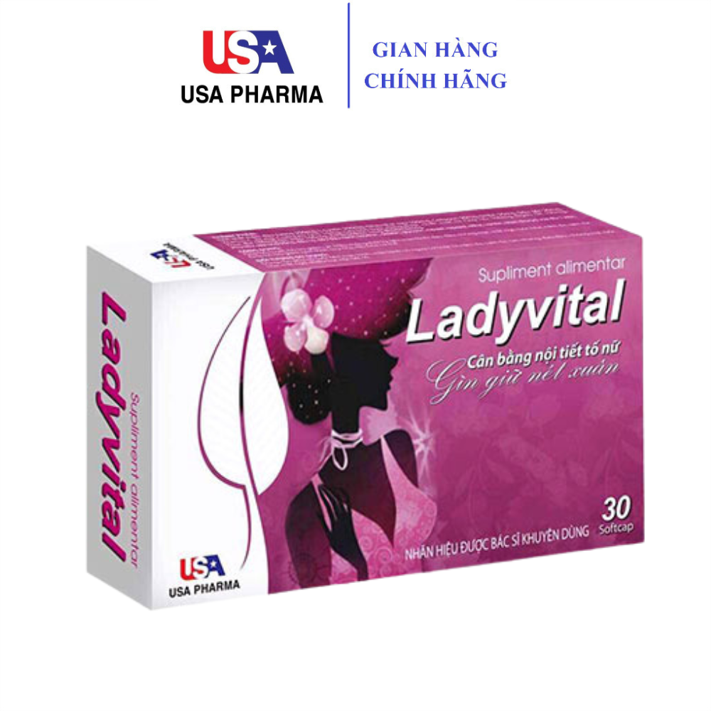 Viên uống Ladyvital giúp bổ sung nội tiết tố nữ - Hộp 30 viên