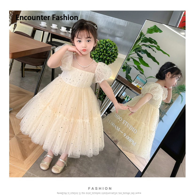VOCKOO Princess Flap Dress Mixed Sleeping Beauty Comfort Roof Western Style for Girls ราคา  212 บาท*ส่งฟรี