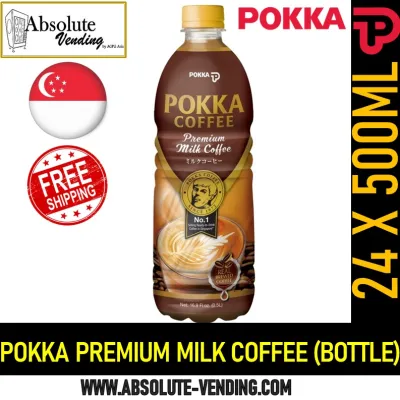 POKKA Premium Milk Coffee 500ML X 24 (BOTTLE) - FREE DELIVERY within 3 working days!