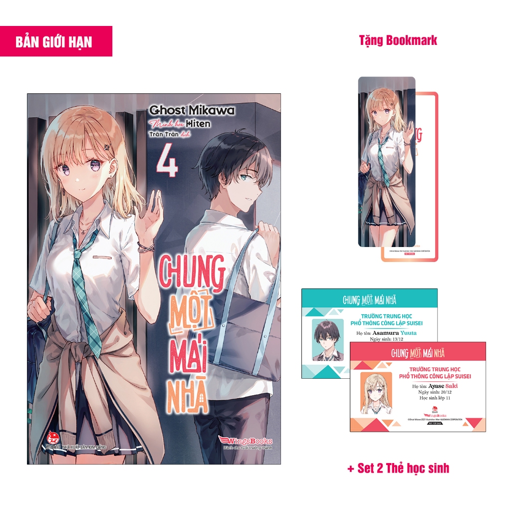 Sách Chung một mái nhà - Tập 4 - Bản phổ thông và giới hạn - Light Novel - Wingsbooks - NXB Kim Đồng