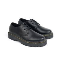 MOOFEAT BRIGAN -  Sepatu kulit pria wanita derby casual boots hitam original
