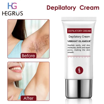 HEGRUS Hair Removal Cream Armpit Legs Arms Body Hair Removal Painless Depilatory Cream Repair Nourishing Natural Cream