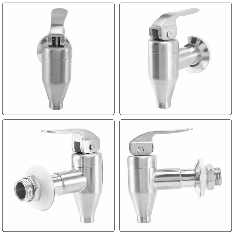 Beverage Dispenser Replacement Spigot,Stainless Steel Polished Finished, Water Dispenser Replacement Faucet, Fits Berkey and Other Gravity Filter Systems As Well