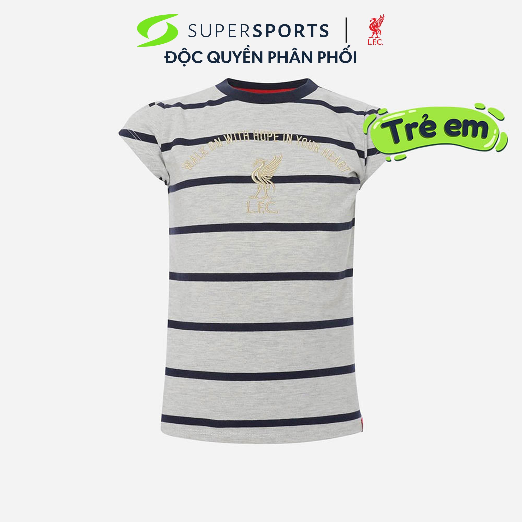 LFC Áo thun tay ngắn thể thao trẻ em Intl Jnr Stripe Hope A15645