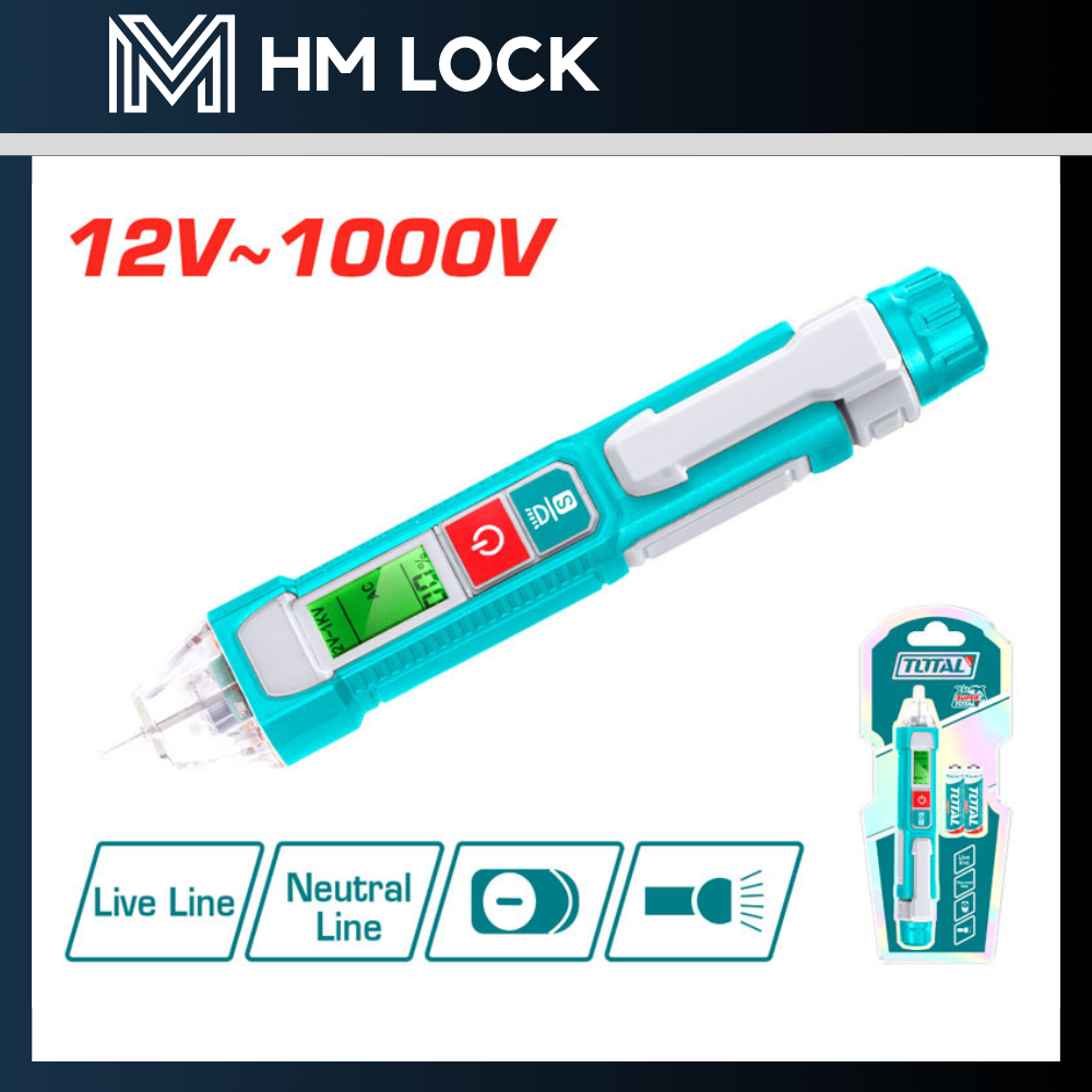 [NEW] ĐẦU DÒ ĐIỆN ÁP AC 12V-1000V TOTAL THT100091 - HÀNG CHÍNH HÃNG