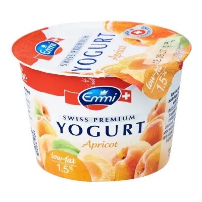 Emmi Low Fat Yoghurt Apricot - 100G