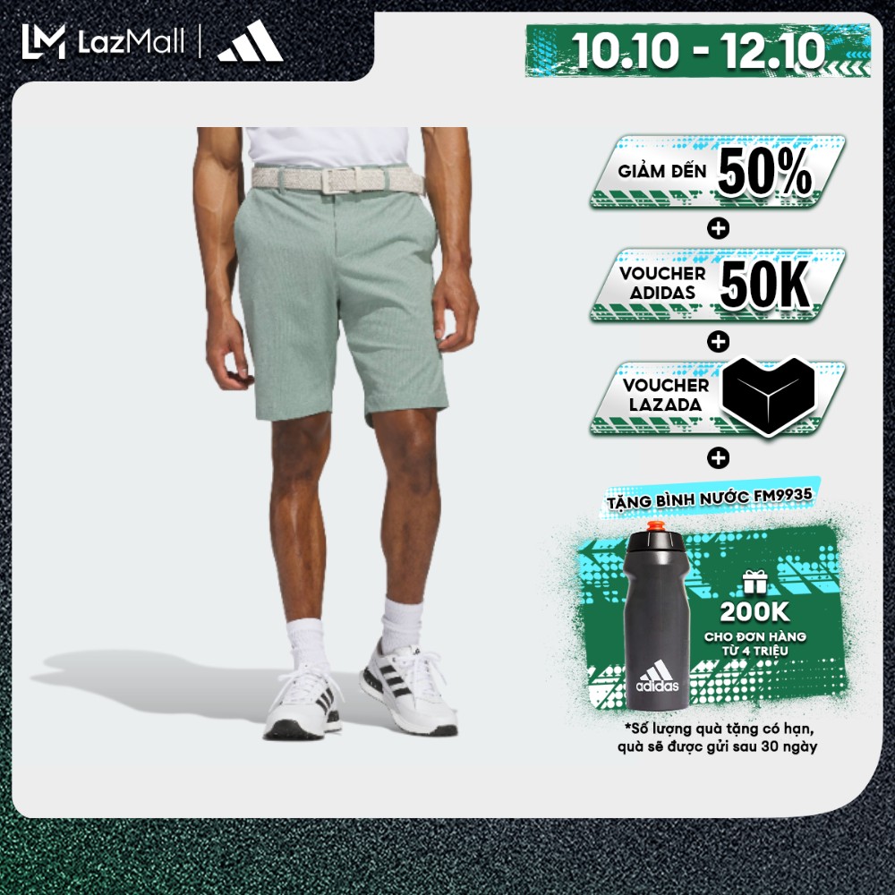 [CHỈ 11H-14H-MUA 3 GIẢM 40%] adidas Đánh gôn Quần Short Golf Sần Ultimate365 Nam màu xanh lá JF9019