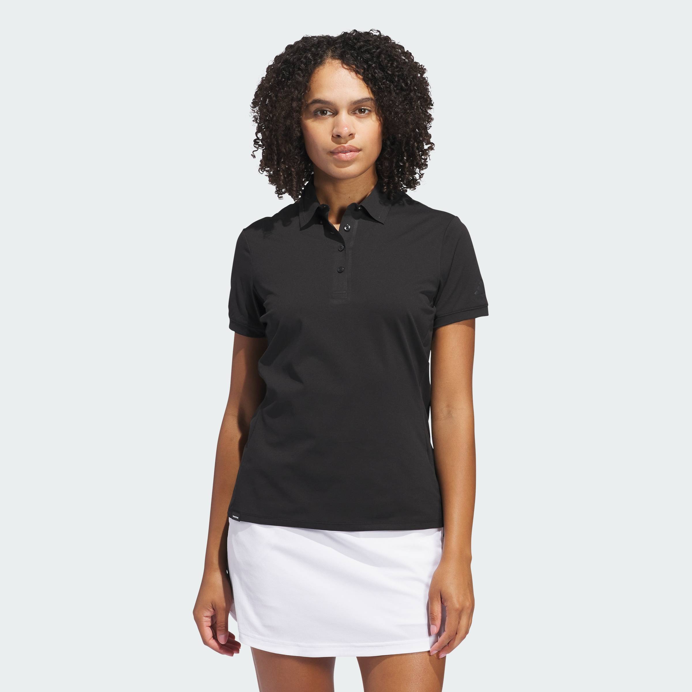 [0H-2H 15.7-VOUCHER 15%] adidas Golf Ultimate365 Tour Twistknit Polo Shirt Women Black JC9221