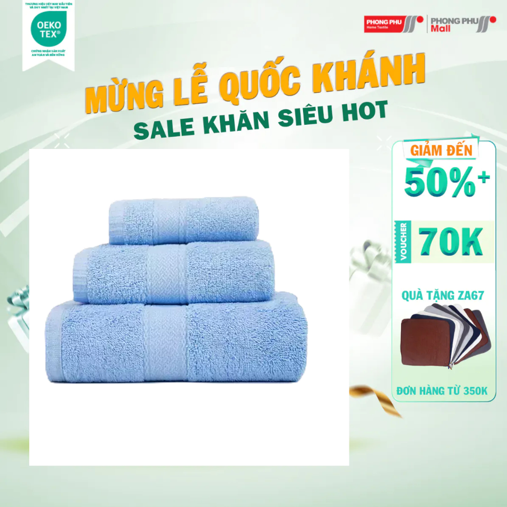 Khăn tay mollis cotton hm50 30x42cm